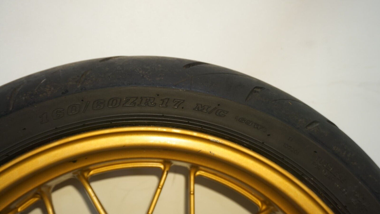 2022 22-23 Kawasaki Z650RS Z650 Rear Back Wheel Rim Straight GOLD 254928 OEM