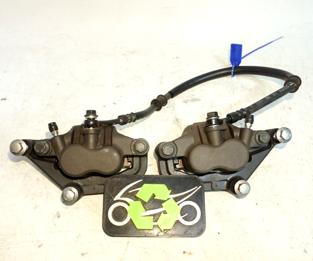 2009 - 17 YAMAHA FZ6R RIGHT LEFT FRONT BRAKE CALIPER PAIR CALIPERS 160347 OEM