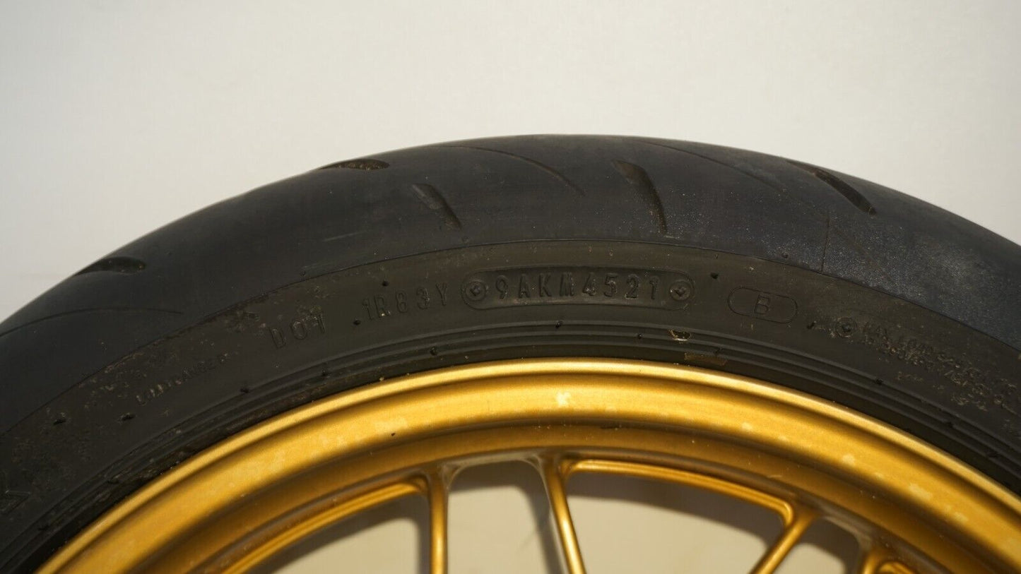 2022 22-23 Kawasaki Z650RS Z650 Rear Back Wheel Rim Straight GOLD 254928 OEM