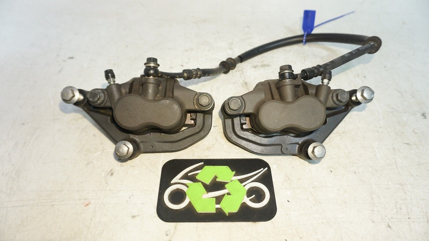 2009 - 17 YAMAHA FZ6R RIGHT LEFT FRONT BRAKE CALIPER PAIR CALIPERS 160347 OEM
