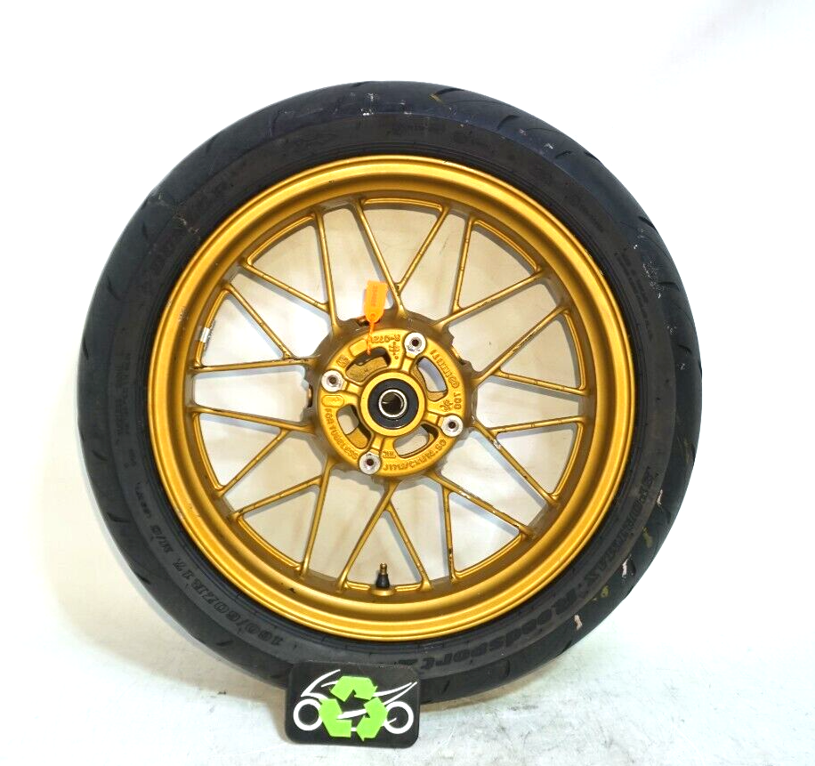 2022 22-23 Kawasaki Z650RS Z650 Rear Back Wheel Rim Straight GOLD 254928 OEM