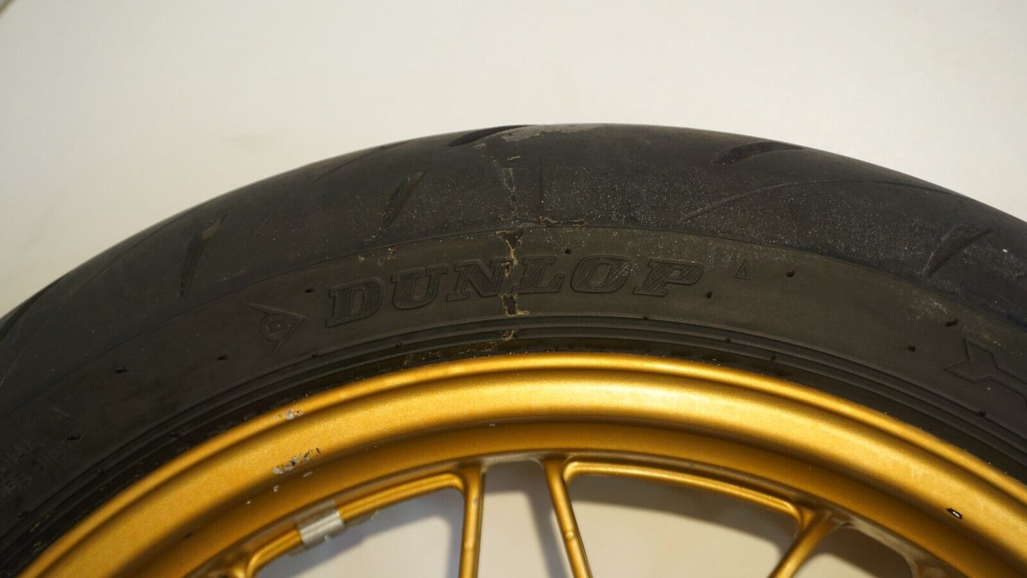 2022 22-23 Kawasaki Z650RS Z650 Rear Back Wheel Rim Straight GOLD 254928 OEM