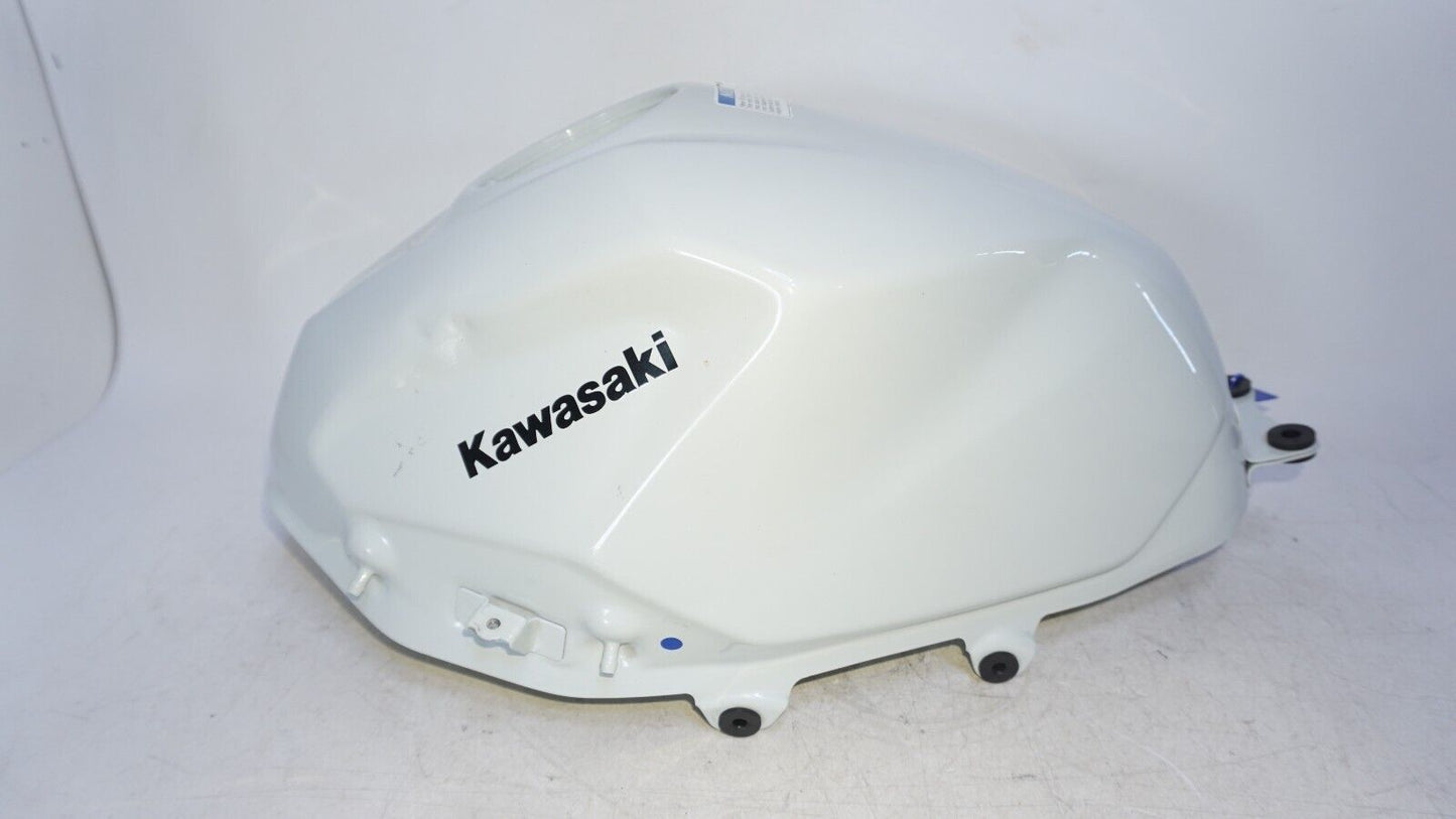 2023 Kawasaki Z400 ER400 18-23 Fuel Tank Gas White *Small Dent* 160925 OEM