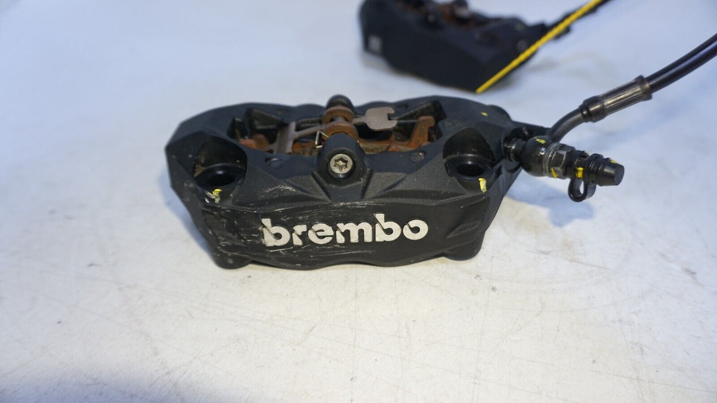 2022 Aprilia Tuono 660 RS Brembo 100mm Front Brake Calipers Caliper Pair OEM