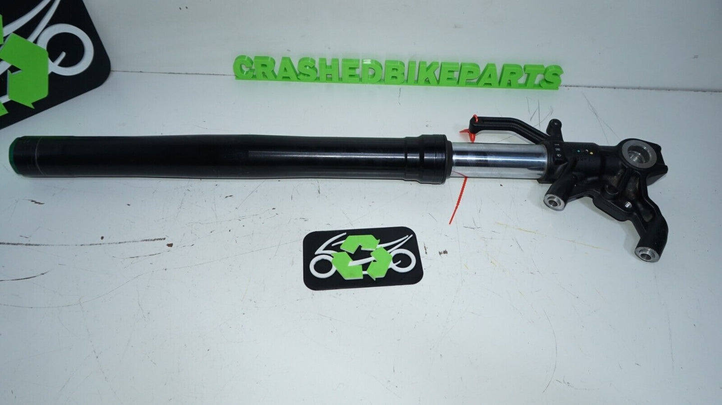 13-16 KAWASAKI ZX6R ZX 6 ZX6 636 LEFT SIDE FORK FRONT TUBES 148377 Damaged