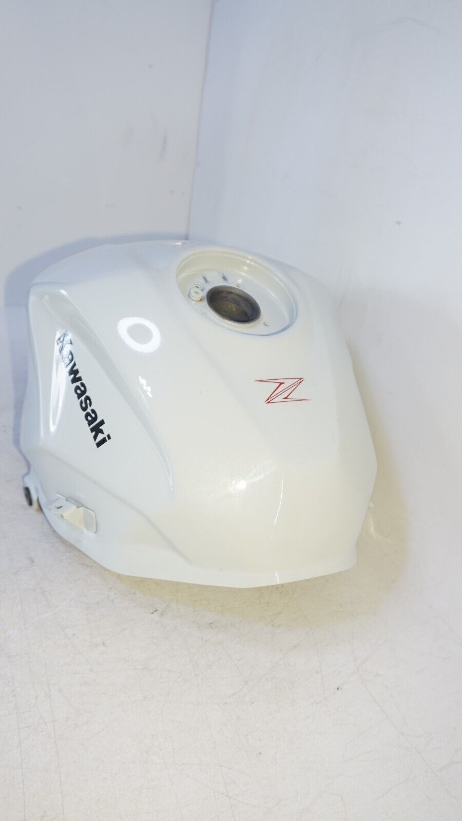 2023 Kawasaki Z400 ER400 18-23 Fuel Tank Gas White *Small Dent* 160925 OEM