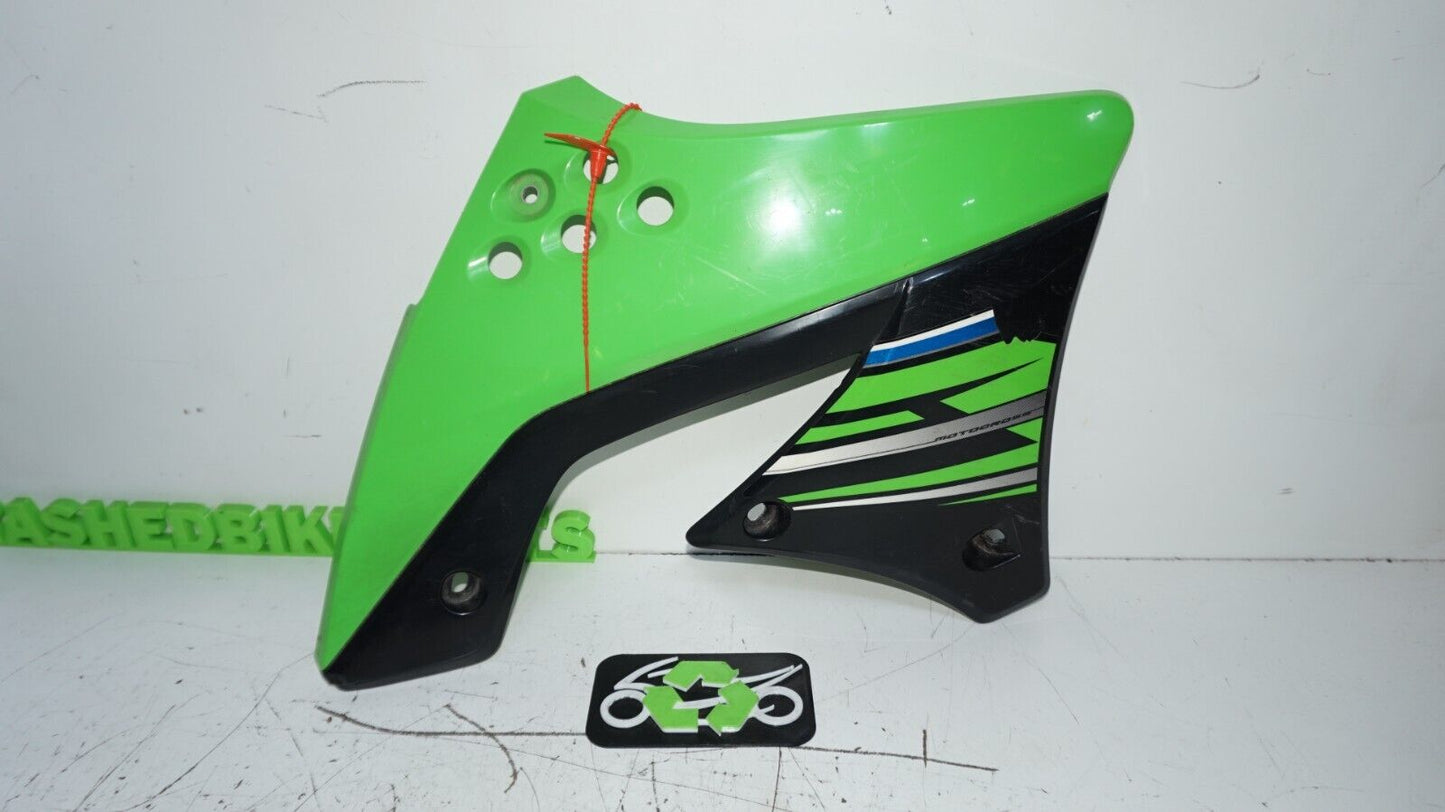 2012 11 Kawasaki KX 250F Right Gas Tank Radiator Shroud Cover 148482 OEM