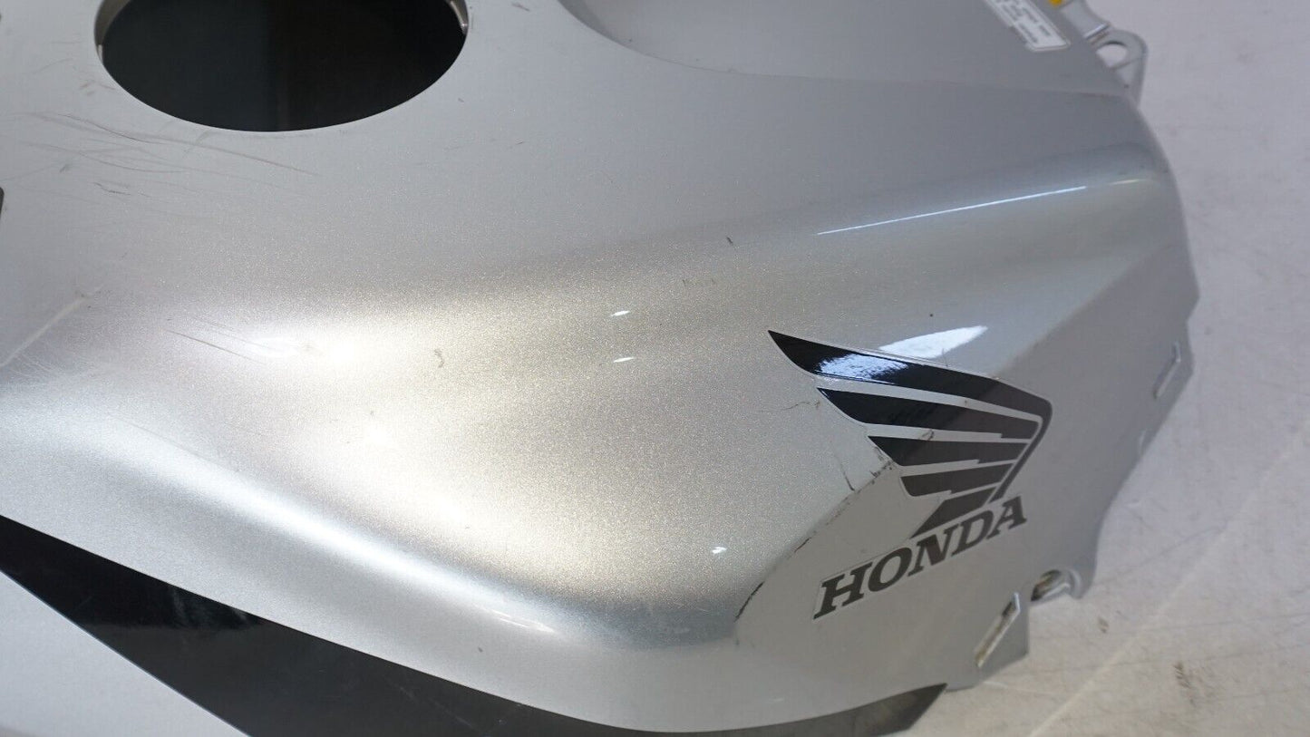 2007 - 2012 Honda CBR 600 RR FUEL TANK COVER Plastic Silver GENUINE 239320 OEM