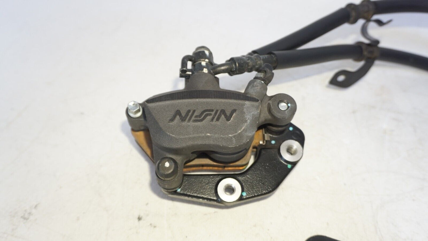 2022 17 18 19 20 21 22 KAWASAKI NINJA 650 FRONT BRAKE CALIPERS LINES 239636 OEM