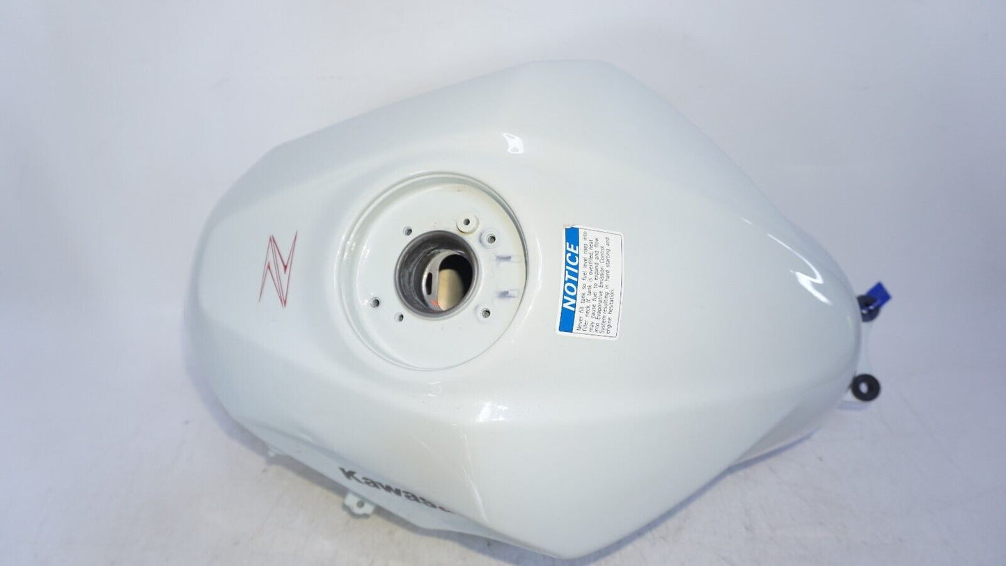 2023 Kawasaki Z400 ER400 18-23 Fuel Tank Gas White *Small Dent* 160925 OEM
