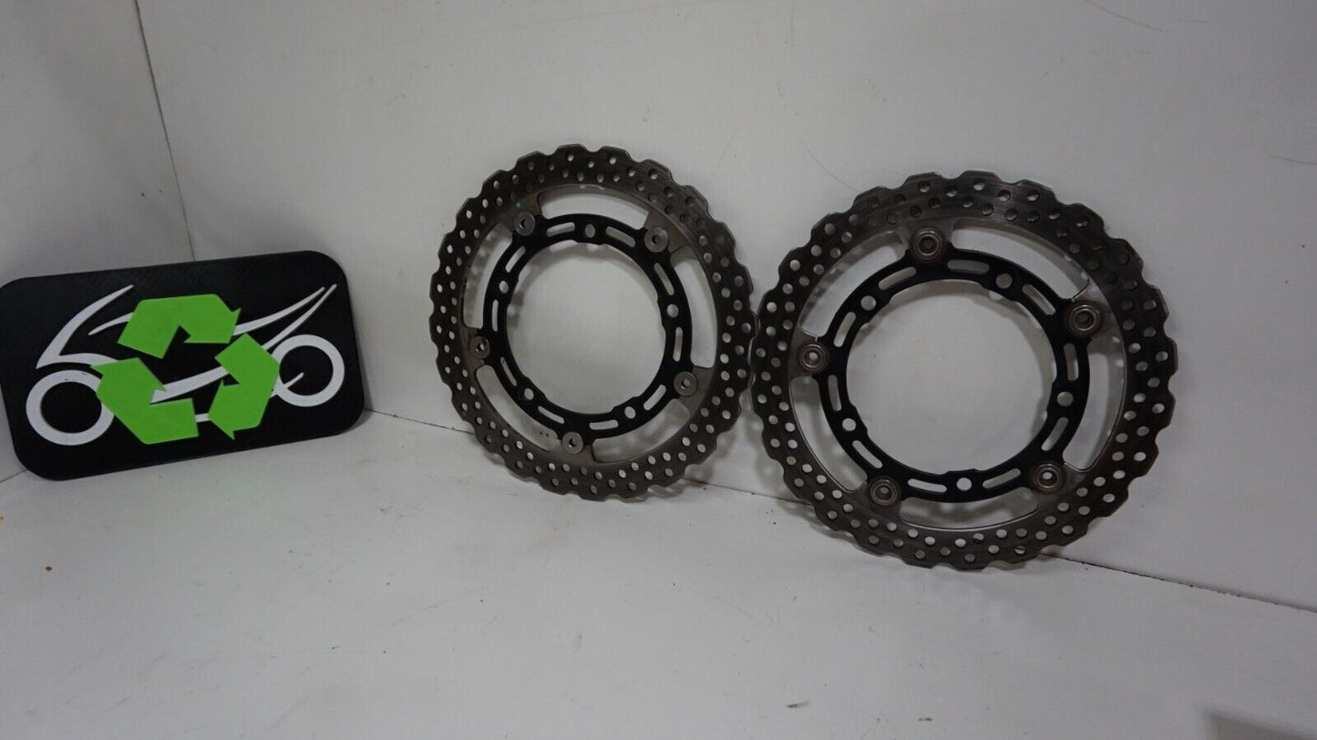18 19 20 21 22 KAWASAKI NINJA EX 400 EX400 FRONT BRAKE ROTORS DISCS 148048 OEM