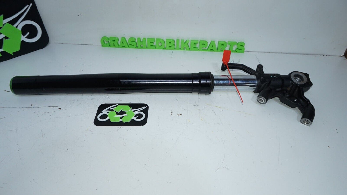 13-18 KAWASAKI NINJA ZX6R 636 Front LEFT Fork Assembly Leg 148375 DAMAGED