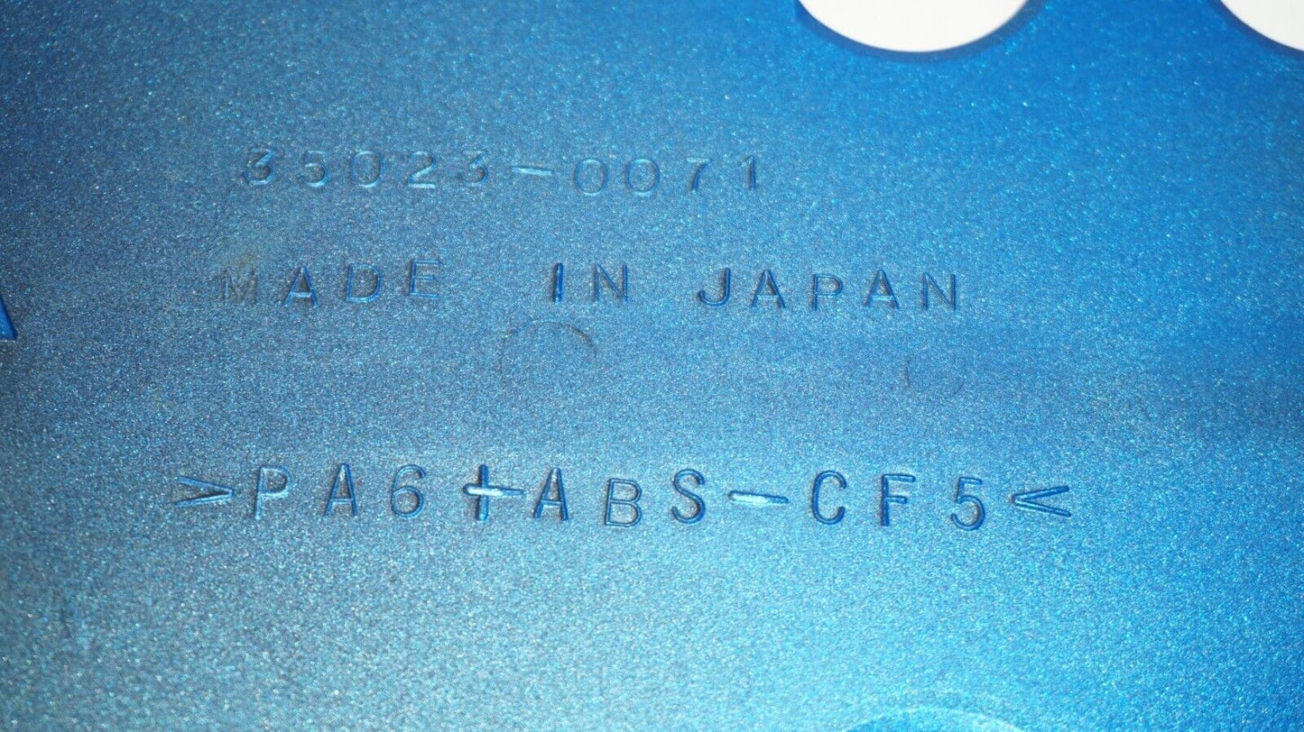 2007 2008 KAWASAKI NINJA ZX6R REAR UNDER TAIL FAIRING BLUE 35023-0071 147330 OEM