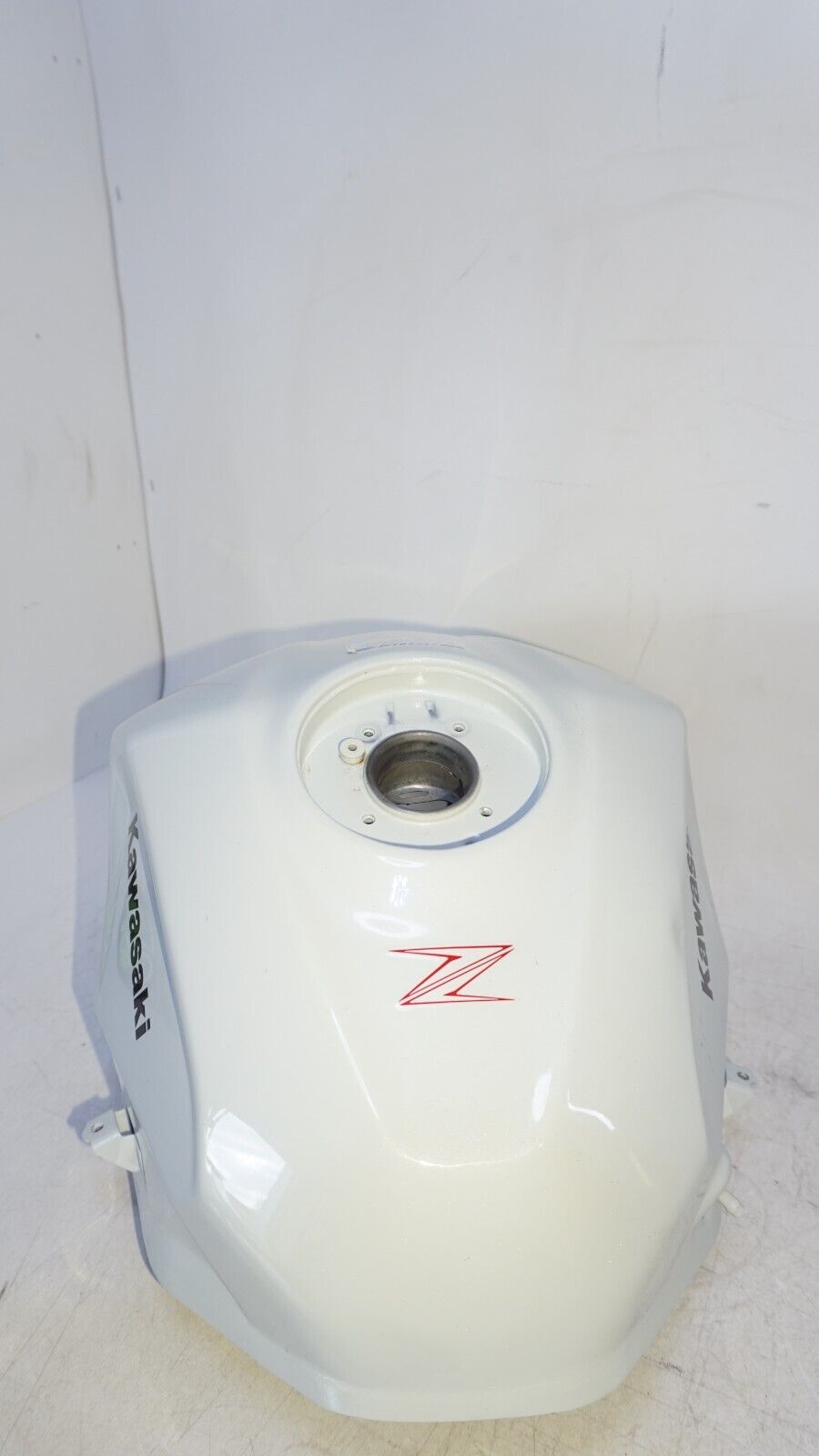 2023 Kawasaki Z400 ER400 18-23 Fuel Tank Gas White *Small Dent* 160925 OEM