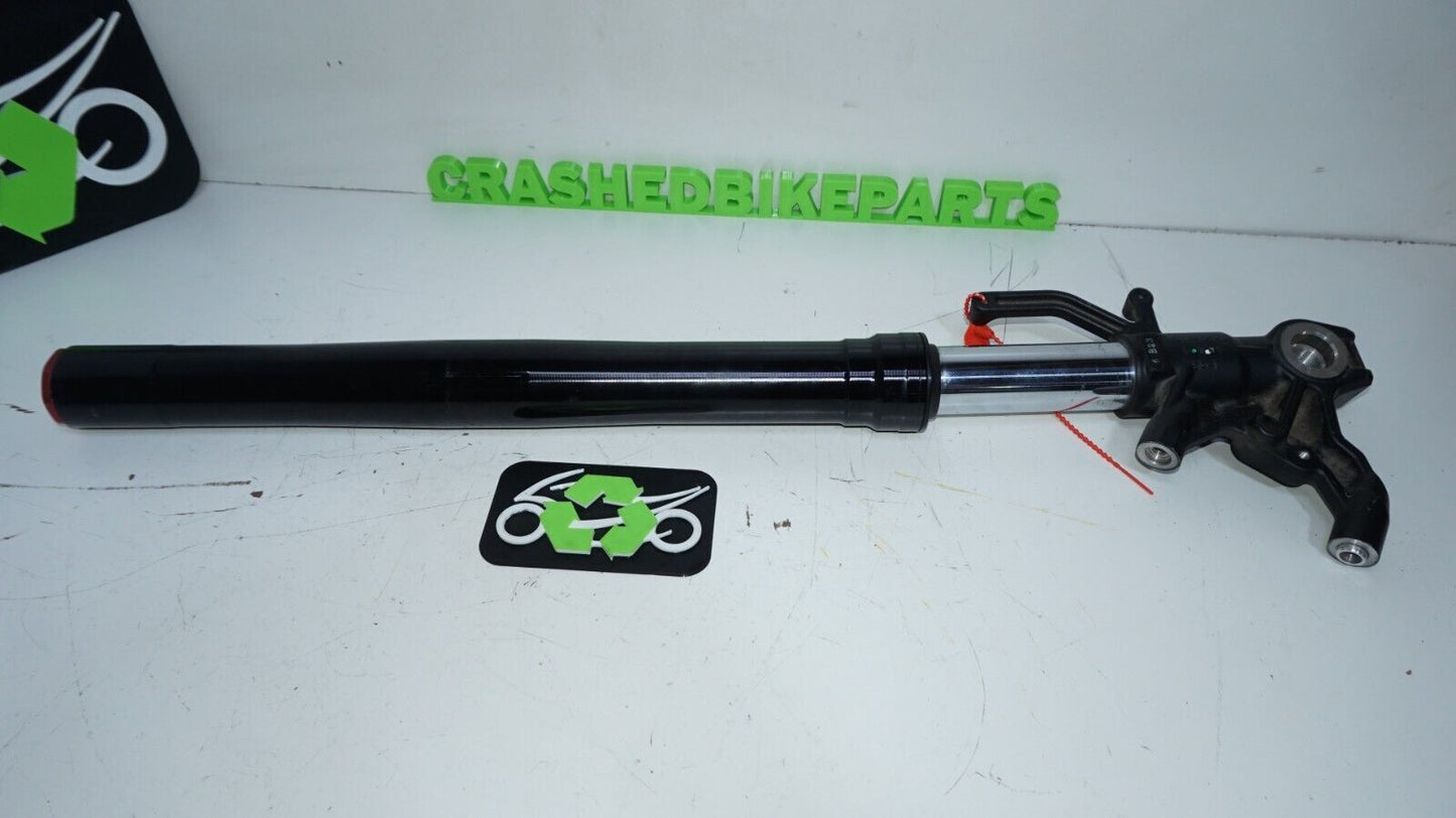 13-18 KAWASAKI NINJA ZX6R 636 Front LEFT Fork Assembly Leg 148390 DAMAGED