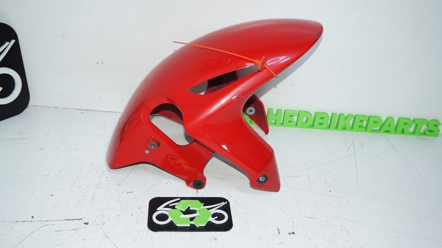 2008 -11 Honda Cbr1000RR Front Wheel Fender Cowl Fairing RED Plastic 148685 OEM