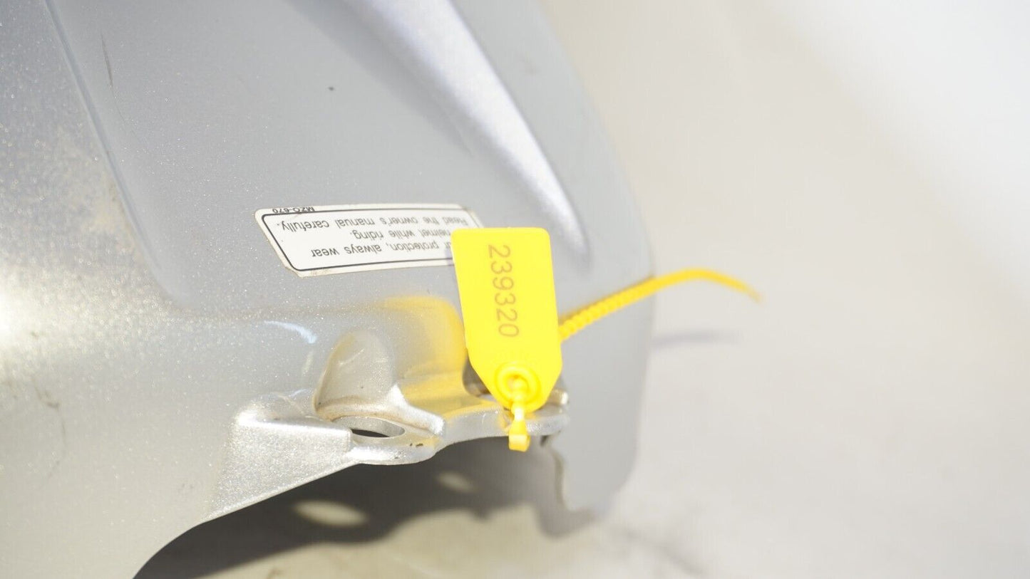 2007 - 2012 Honda CBR 600 RR FUEL TANK COVER Plastic Silver GENUINE 239320 OEM