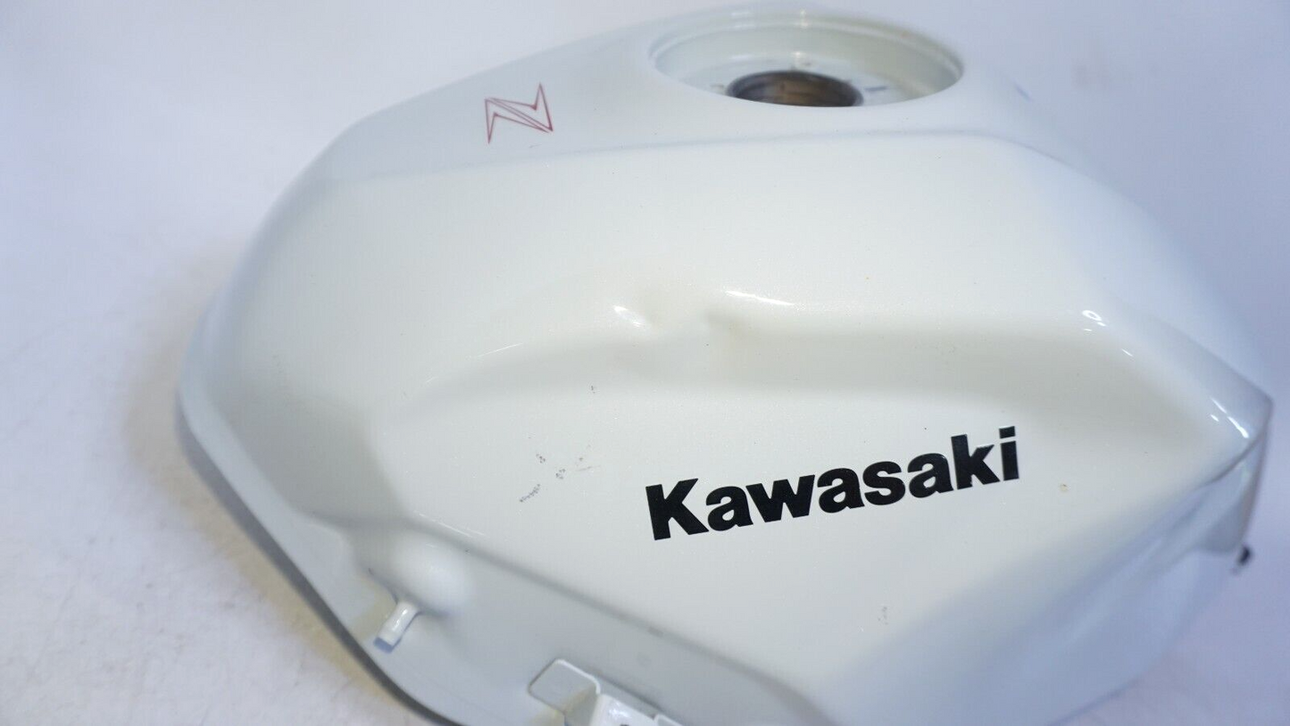2023 Kawasaki Z400 ER400 18-23 Fuel Tank Gas White *Small Dent* 160925 OEM