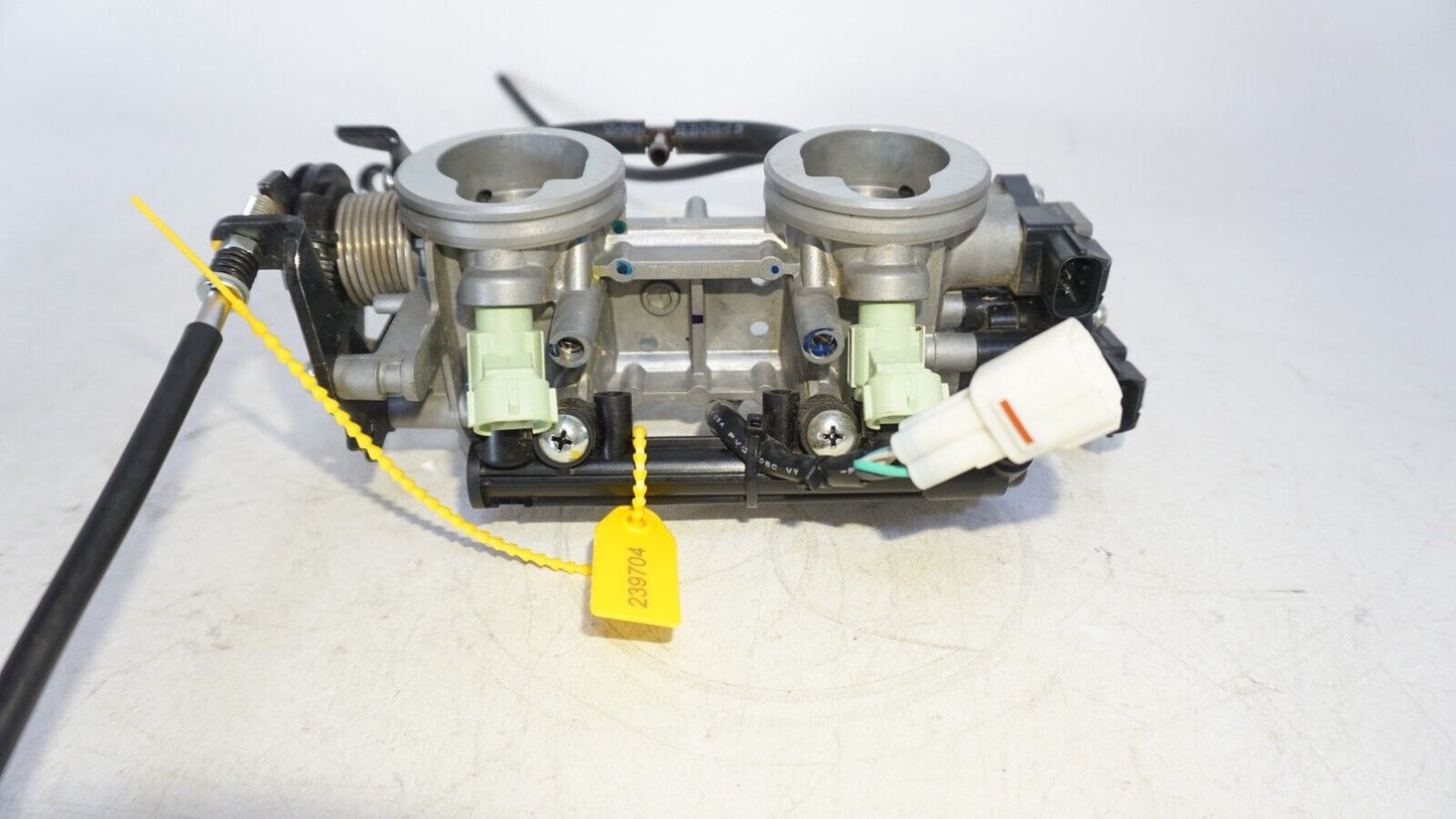 2022 17-23 KAWASAKI NINJA 650 EX650 THROTTLE BODY RAIL INJECTORS TPS 239704 OEM