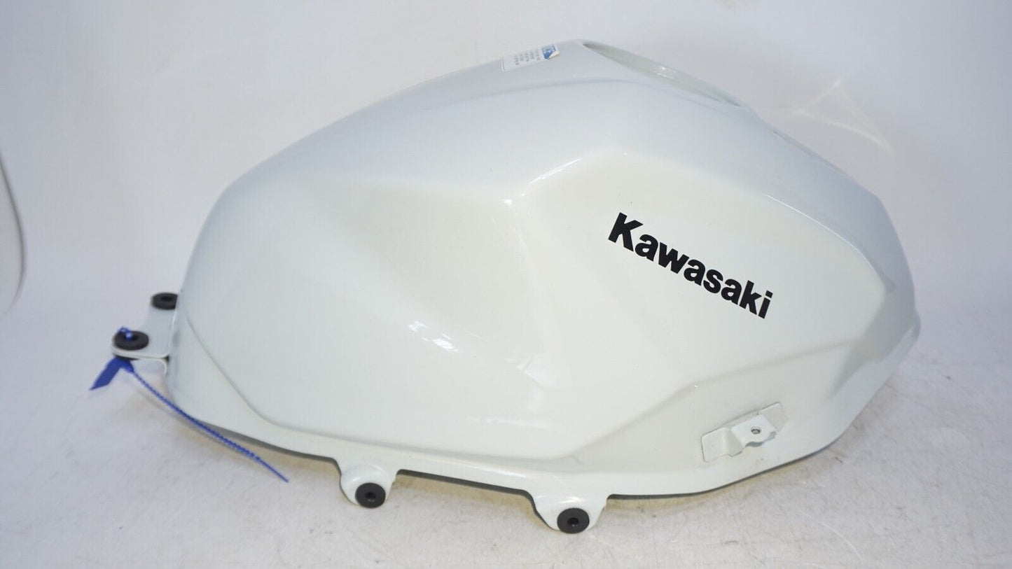 2023 Kawasaki Z400 ER400 18-23 Fuel Tank Gas White *Small Dent* 160925 OEM