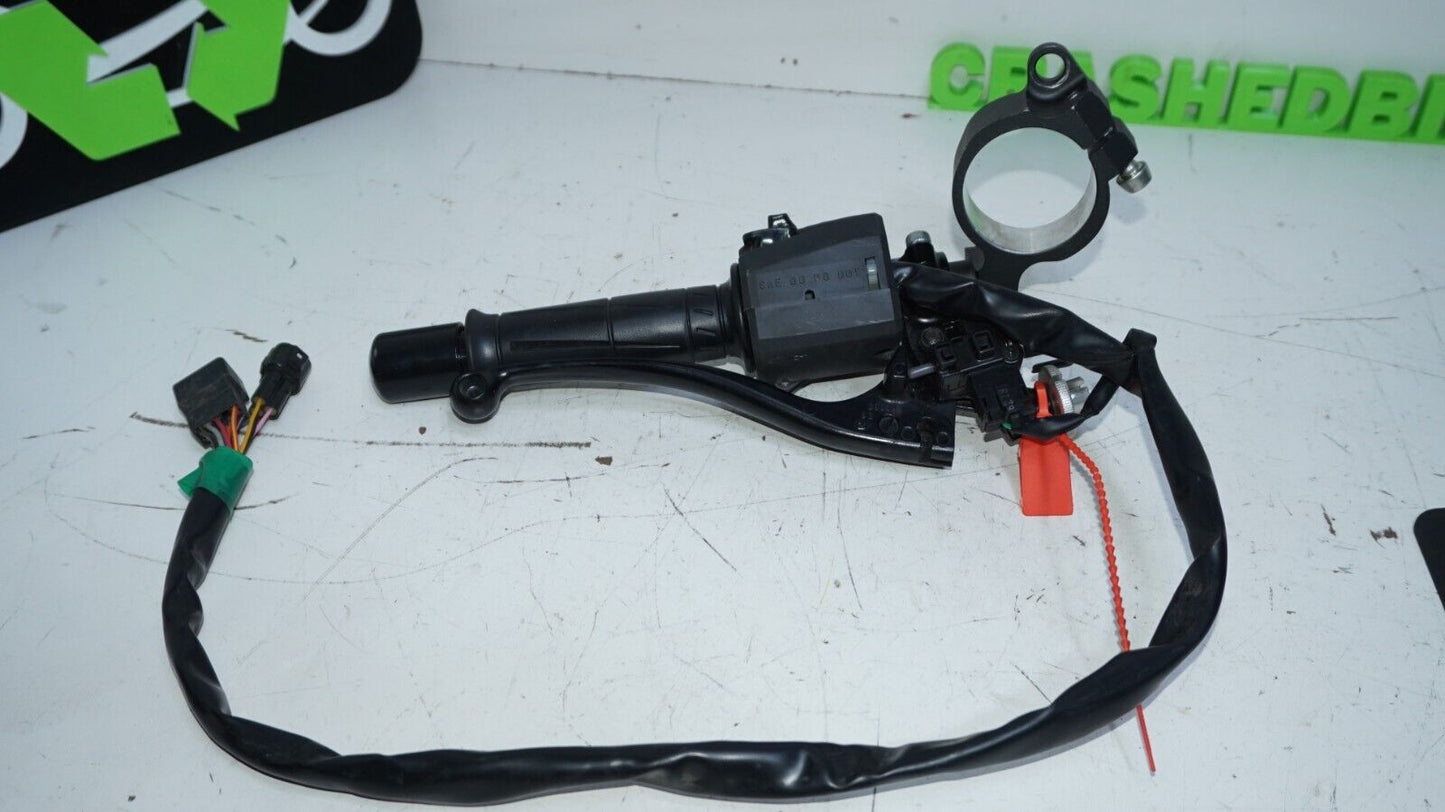 13-18 KAWASAKI NINJA ZX6R LEFT CLIP ON HANDLEBAR Perch Ktrc Switch 148613 OEM