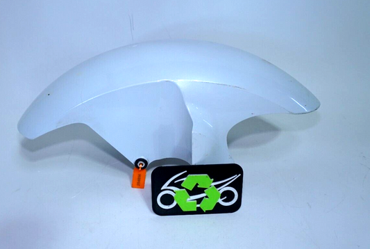 2009 08-16 YAMAHA YZF R6 FRONT WHEEL FENDER FAIRING WHITE 254614 ORIGINAL OEM