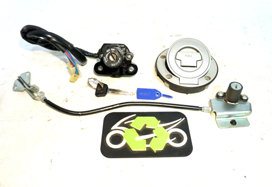 2009 - 17 Yamaha FZ6R Lock Set KEY Ignition Switch Cap Lock Trunk 160507 OEM