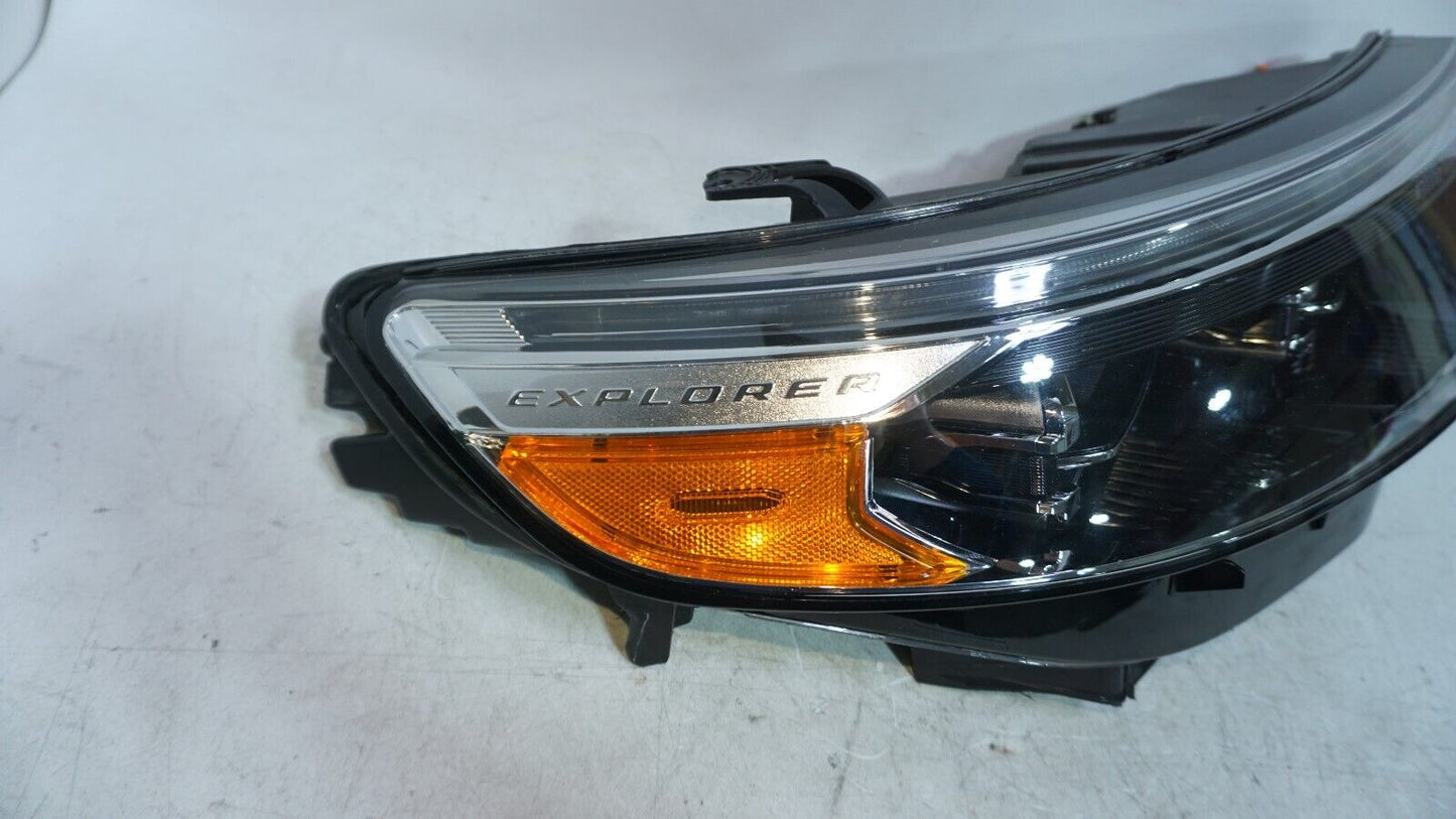 2020 - 22 FORD EXPLORER SPORT BLACK RIGHT SIDE HEADLIGHT 254910 LED ORIGINAL OEM