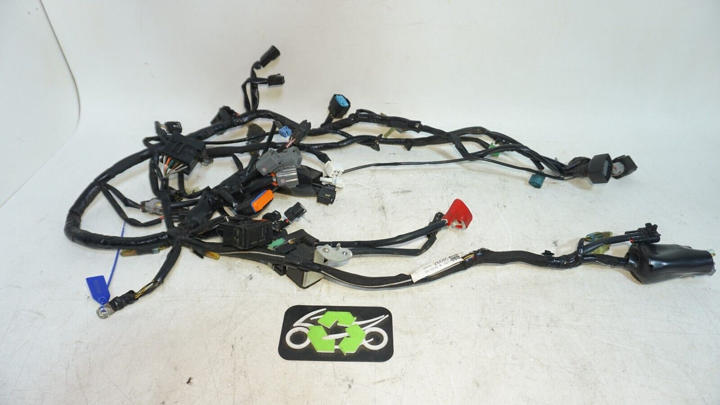 20231 KAWASAKI NINJA 400 EX400 MAIN ENGINE WIRING HARNESS MOTOR 160059 OEM