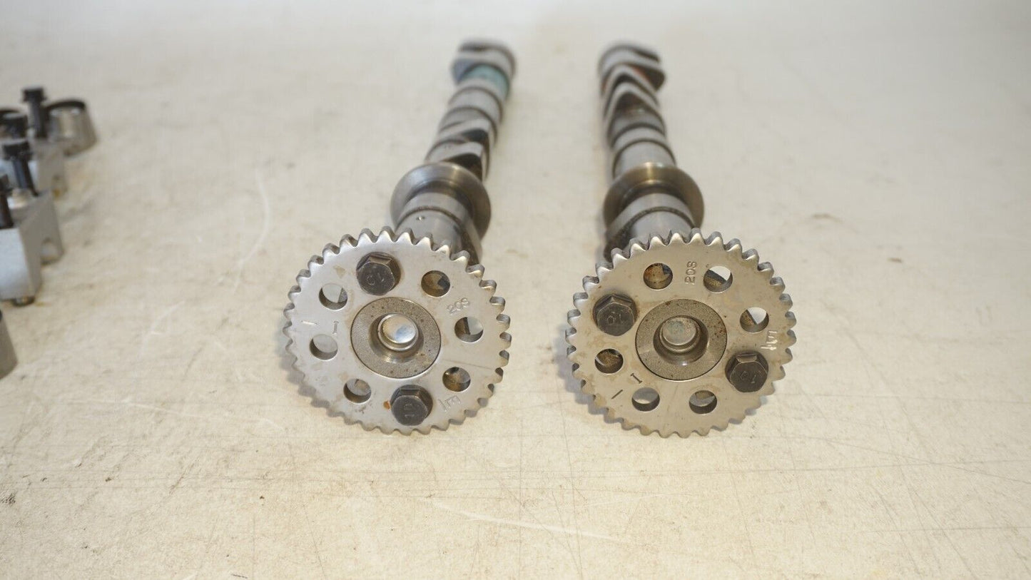 2009 -17 Yamaha FZ6 FZ6R FZ6RYB Cams Camshafts with Gears Caps Shims 160193 OEM