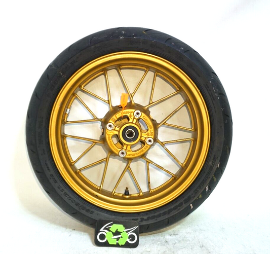 2022 22-23 Kawasaki Z650RS Z650 Rear Back Wheel Rim Straight  GOLD 254928 OEM