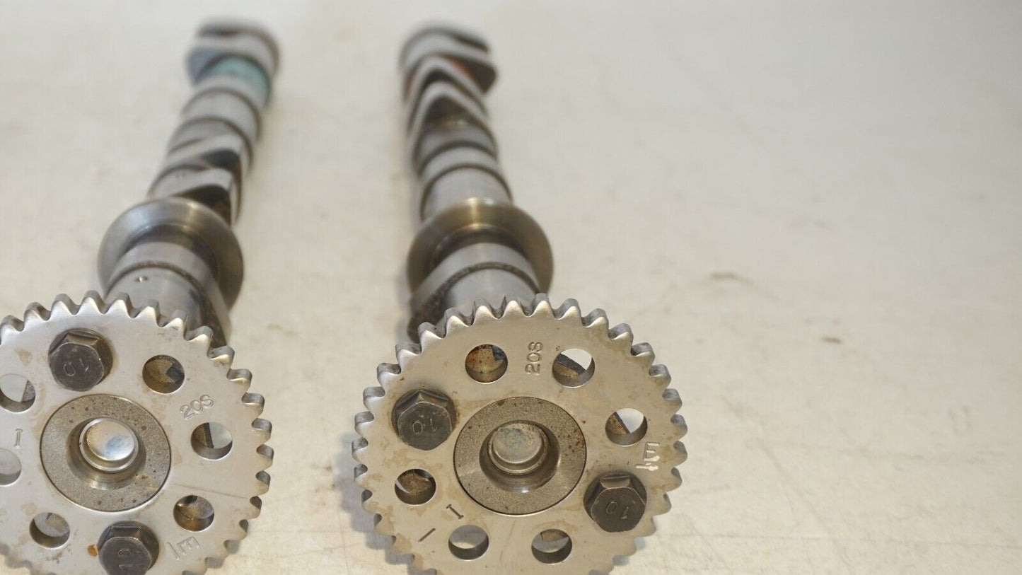 2009 -17 Yamaha FZ6 FZ6R FZ6RYB Cams Camshafts with Gears Caps Shims 160193 OEM