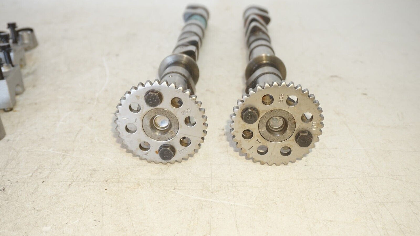 2009 -17 Yamaha FZ6 FZ6R FZ6RYB Cams Camshafts with Gears Caps Shims 160193 OEM