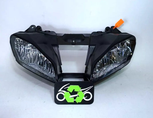 2016 08-16 YAMAHA YZF R6 YZFR6 OEM HEADLIGHT LAMP LENS HOUSING LIGHT 254319 OEM