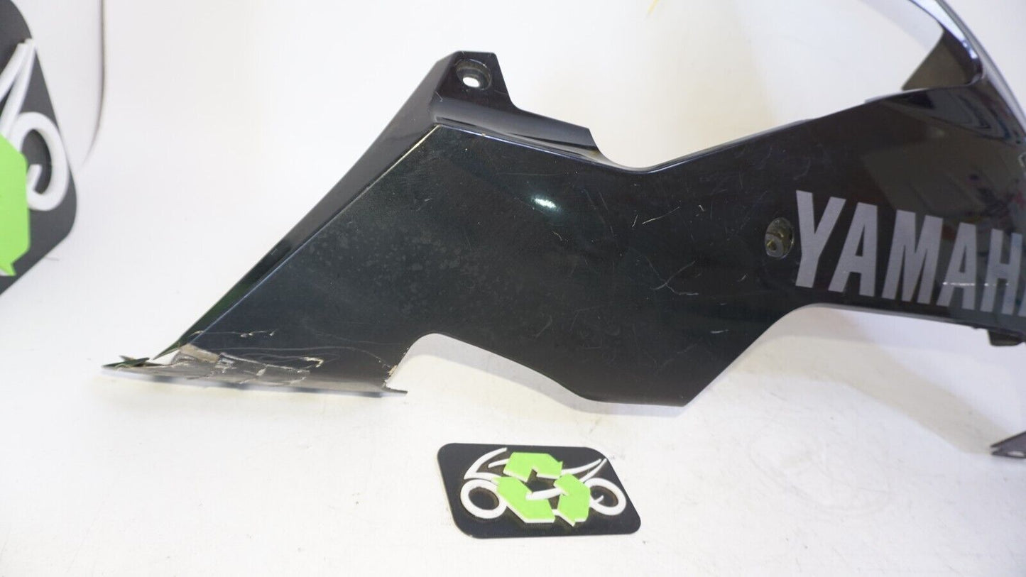 2004 2005 2006 04 05 06 YAMAHA YZF R1 BLACK RIGHT LOWER FAIRING BELLY 239247 OEM