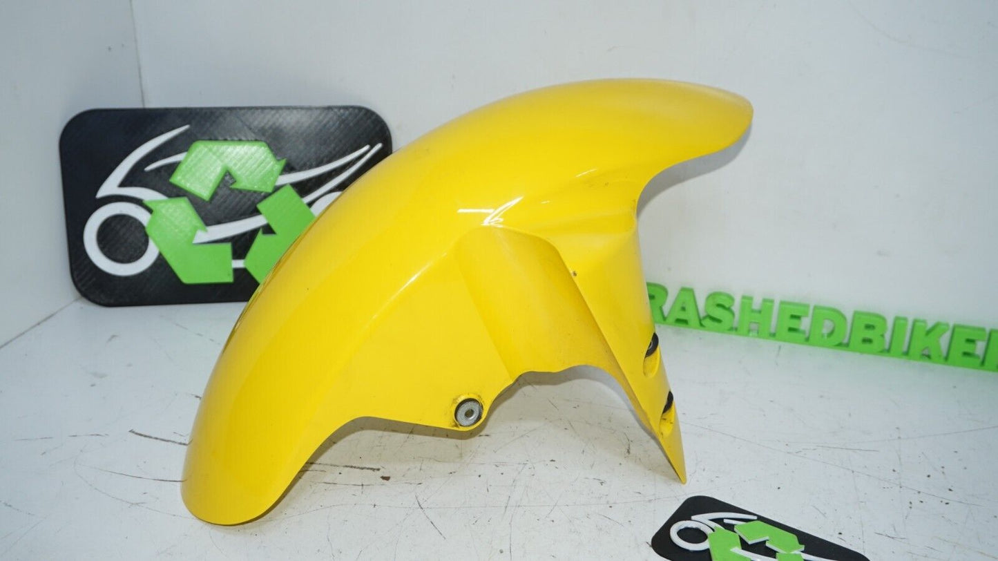 Yamaha 02-08 YZF R1 2005 R6 FRONT WHEEL FENDER Yellow 5PW-21511 - 148671 OEM