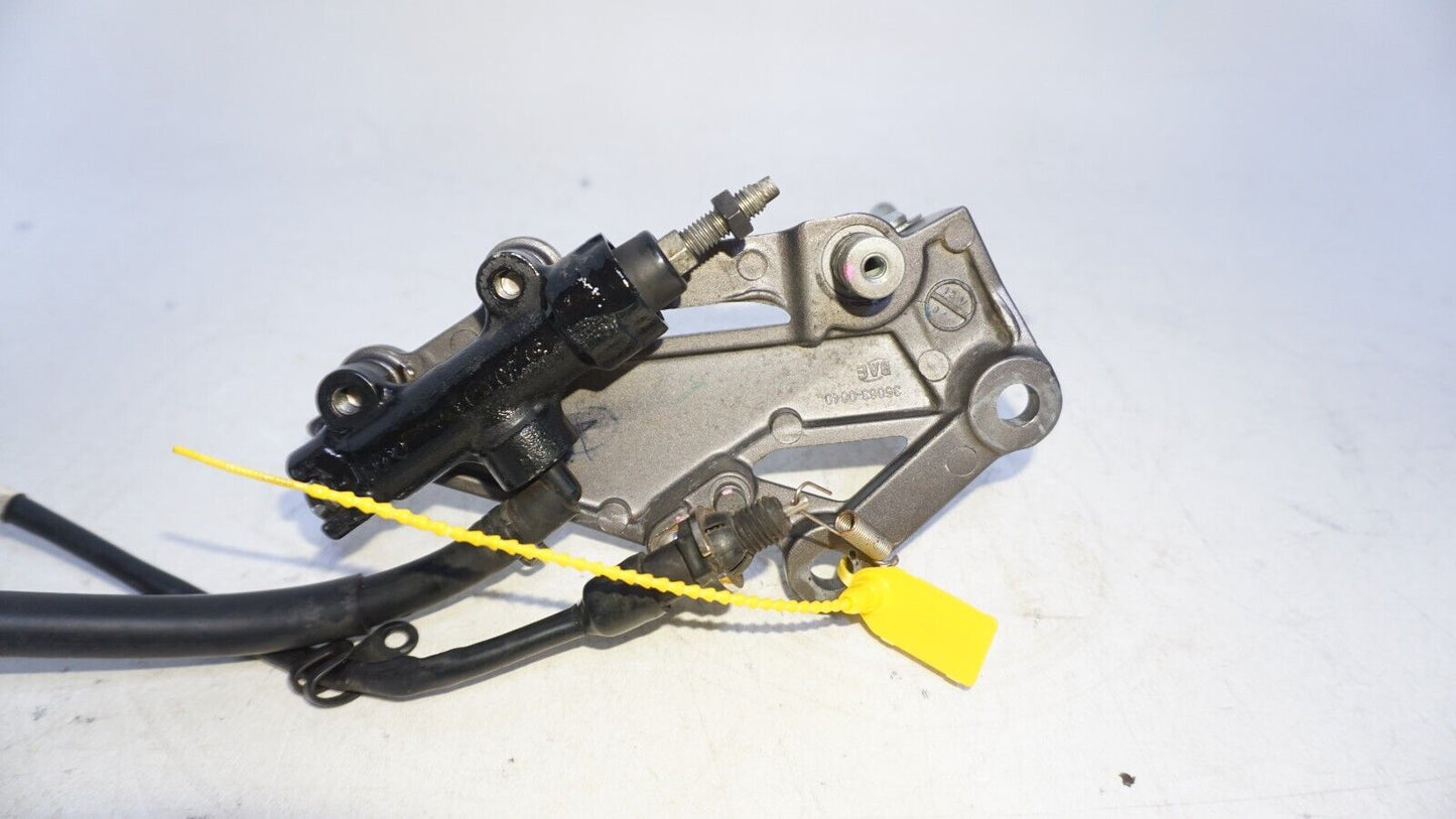 2015 13-17 KAWASAKI NINJA 300 EX300 RIGHT REARSET BRAKE MASTER PEG 239948 OEM