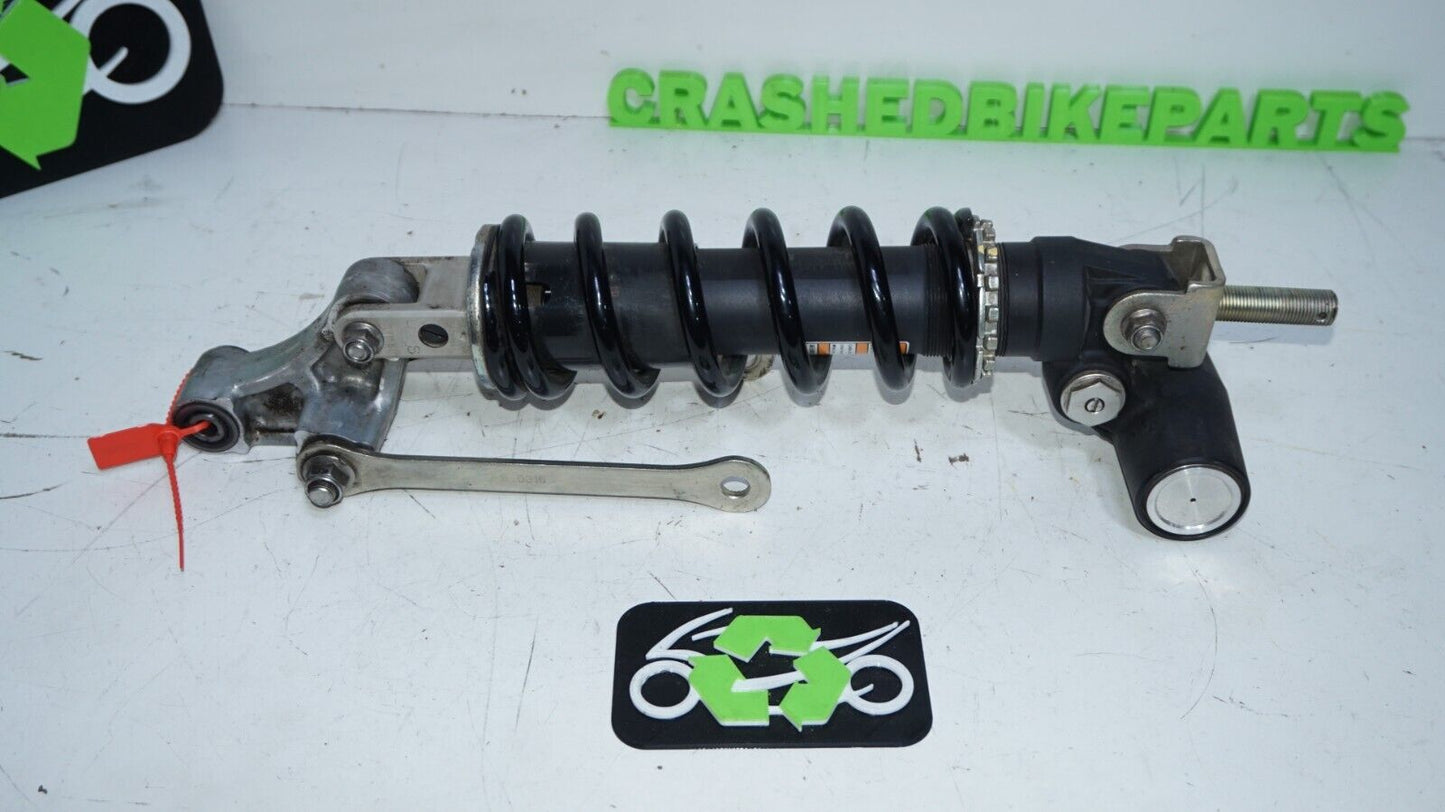 2013-2018 KAWASAKI NINJA ZX6R REAR SHOCK SUSPENSION LOW MILES 148638 + Link OEM