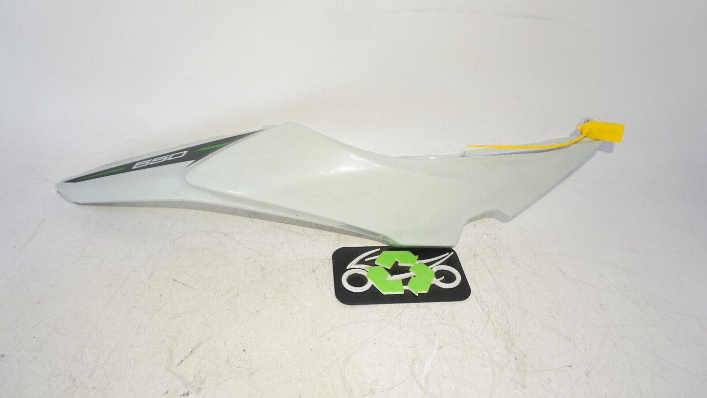 2022 Kawasaki Ninja 650 EX650 WHITE Right Rear Tail Fairing Plastic 239698 OEM