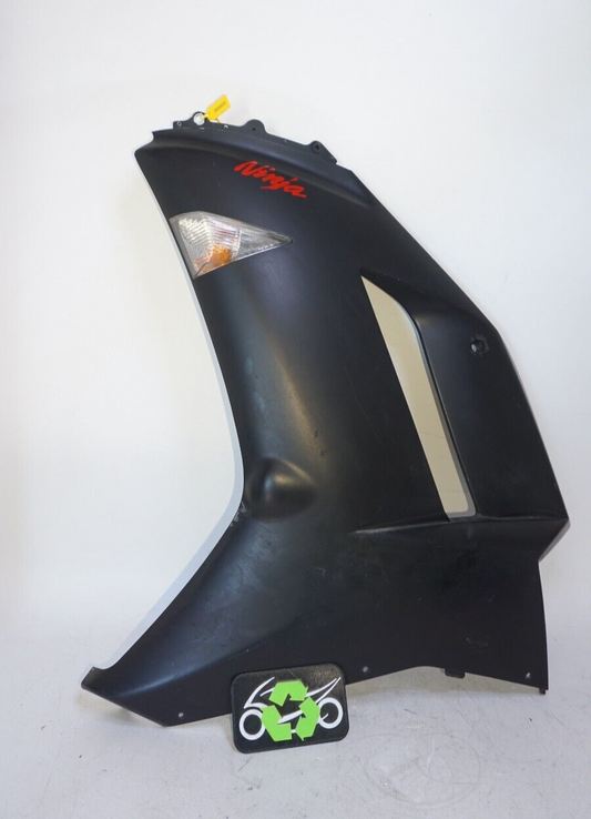 2007 07 07-08 NINJA ZX6R ZX600 LEFT SIDE MID UPPPER FAIRING PLASTIC 239592 OEM