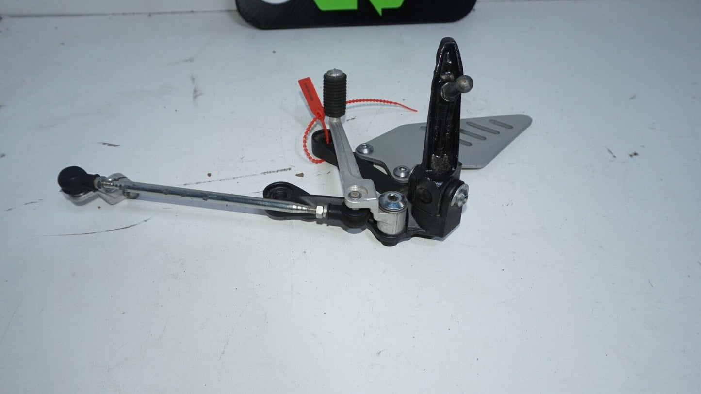 2009-2012 KAWASAKI NINJA ZX6R FRONT LEFT REARSET SHIFTER PEDAL FOOT PEG 148116