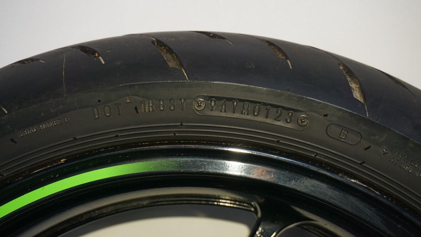 2023 KAWASAKI NINJA ZX4RR ZX4R Rear Back Wheel Tire Straight Black 160586 OEM