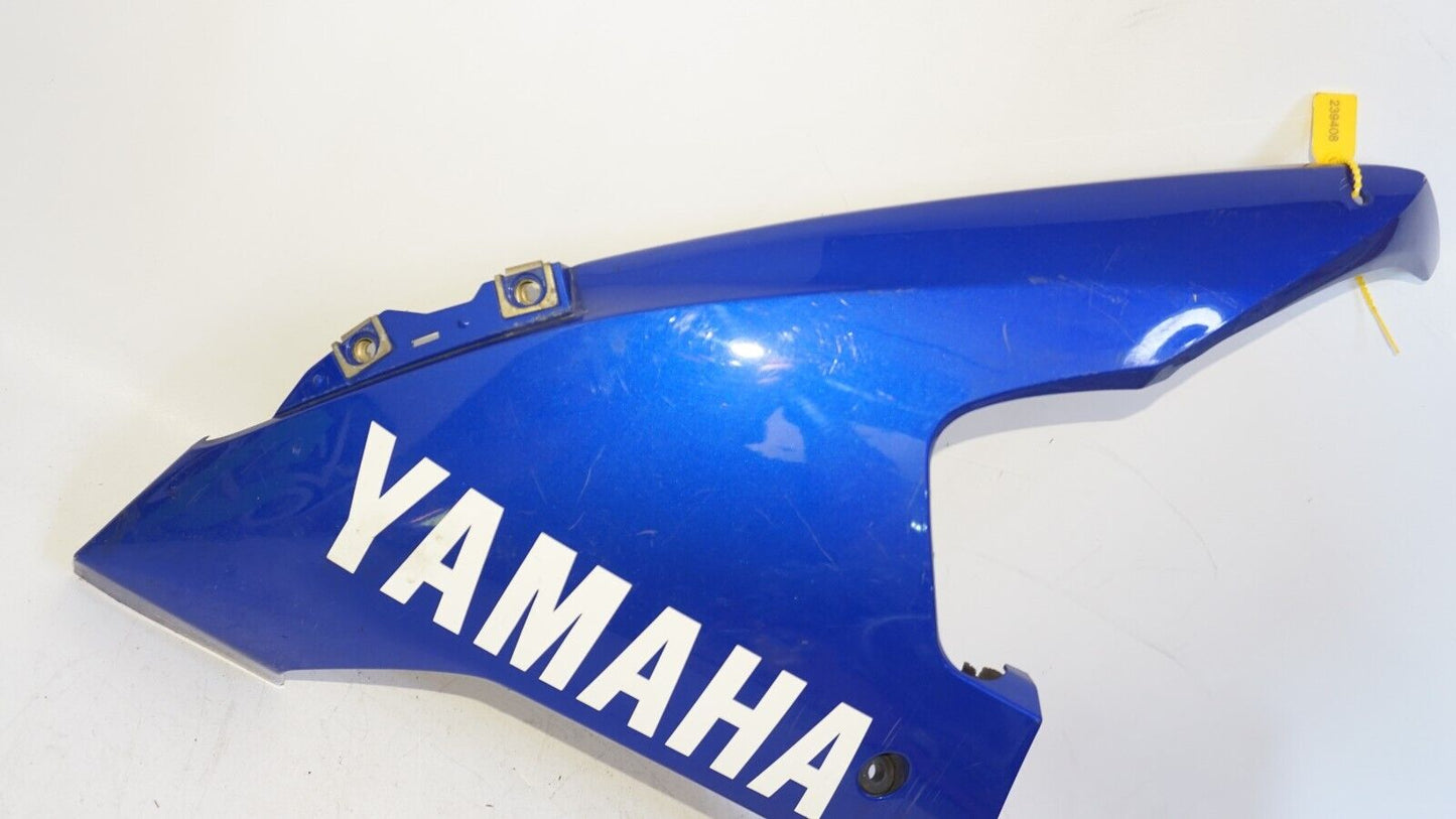 2004 2005 2006 YAMAHA YZF R1 BLUE LEFT LOWER FAIRING BELLY COWL 239408 OEM