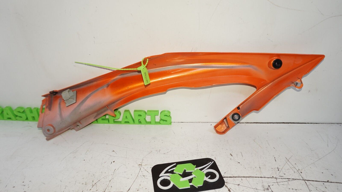 2008 - 2016 Yamaha R6 R6R Right Upper Mid Fairing Cover ORANGE 147742 OEM