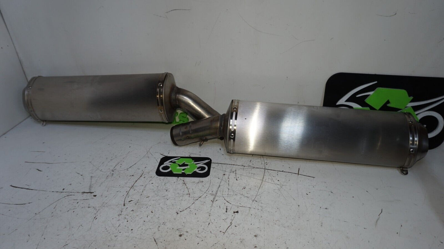 Ducati 848 Evo Muffler PAIR ZDM-A80 Part 57313171a 147922 OEM