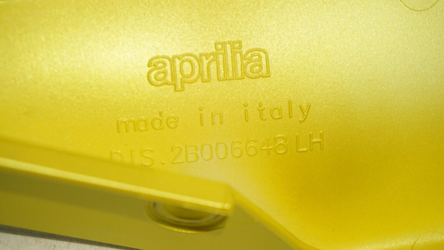 APRILIA RS660 2022 21-23 Left Side Rear Tail Fairing Cover Plastic YELLOW OEM