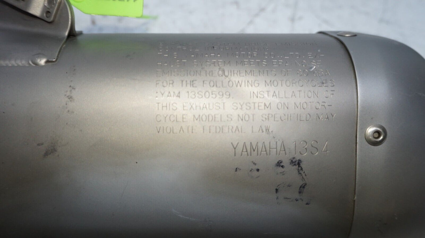 2008 2009 Yamaha YZF R6 13S4 Exhaust Pipe Muffler Slip On Silencer 147877 OEM