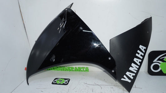 2009 -14 YAMAHA YZF R1 BLACK LEFT LOWER UPPER SIDE FAIRING PLASTIC 148750 OEM