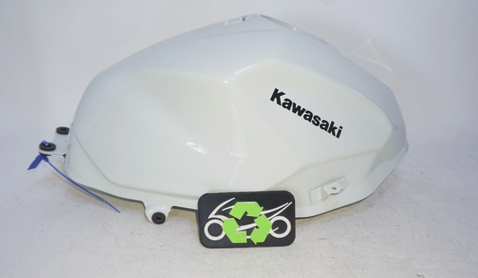 2023 Kawasaki Z400 ER400 18-23 Fuel Tank Gas  White *Small Dent* 160925 OEM