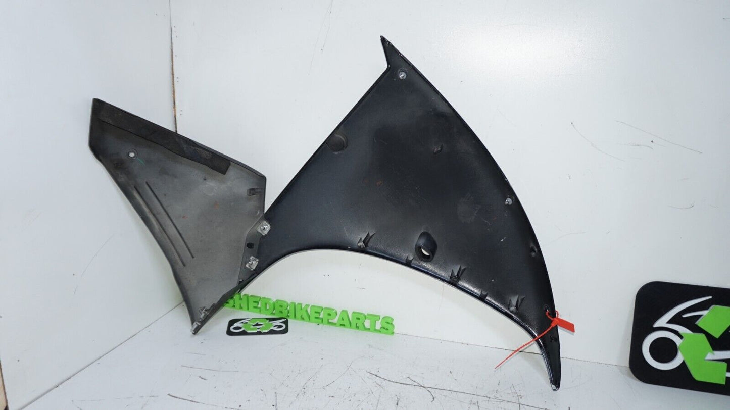 2009 -14 YAMAHA YZF R1 BLACK LEFT LOWER UPPER SIDE FAIRING PLASTIC 148750 OEM